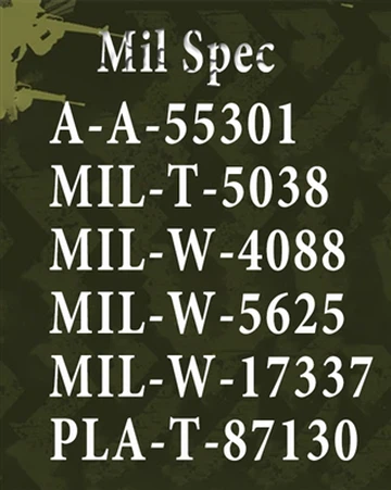 Mil - Nylon WEBBING nima?